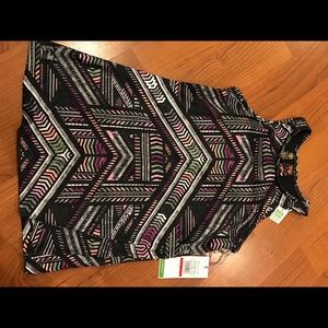 GAIAM Strappy Bra Tank - Anna Print